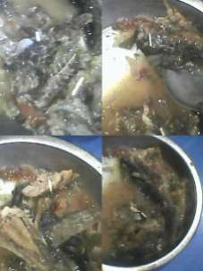 rotten fish crawling with white maggots the filthy luo hyena people relish. i slept hungry. 26th june 2021 1 3