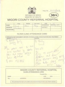 migori county ref. hosp. card no. 86717 2014 on assault by peter and pamela mango due to opening mouth to protest their endless incestuous and homosexual harassments ob62 11th dec 2014 3