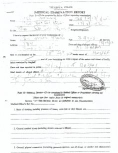 migori police station original p3 kihara construction accident med. exam report the corrupt ocs tore in criminal conspiracy with owade advocates to obstruct justice. ob28 14th june 2012 1 9